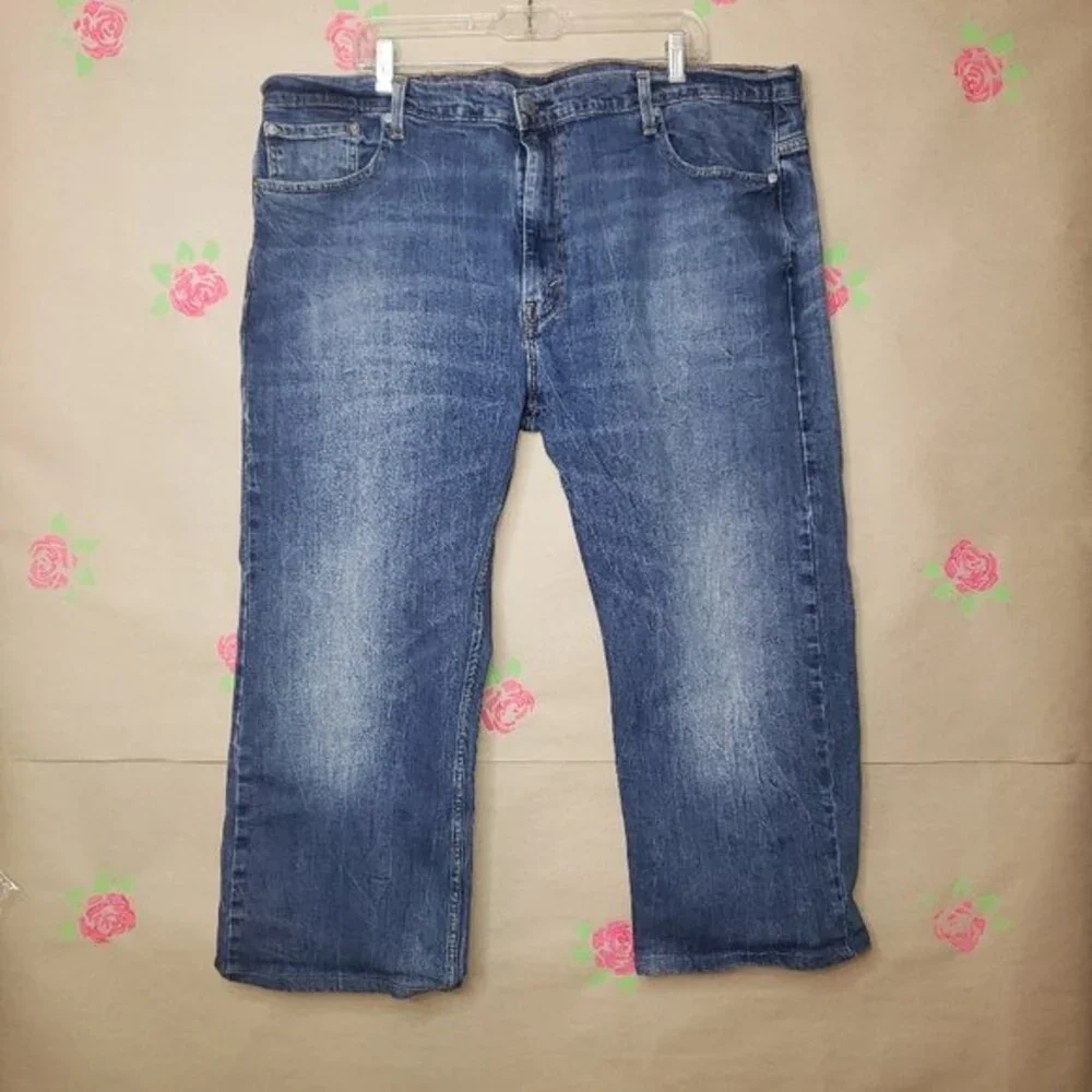 LEVIS 569 LOOSE RELAXED FIT STRAIGHT LEG JEANS SIZE 42X30